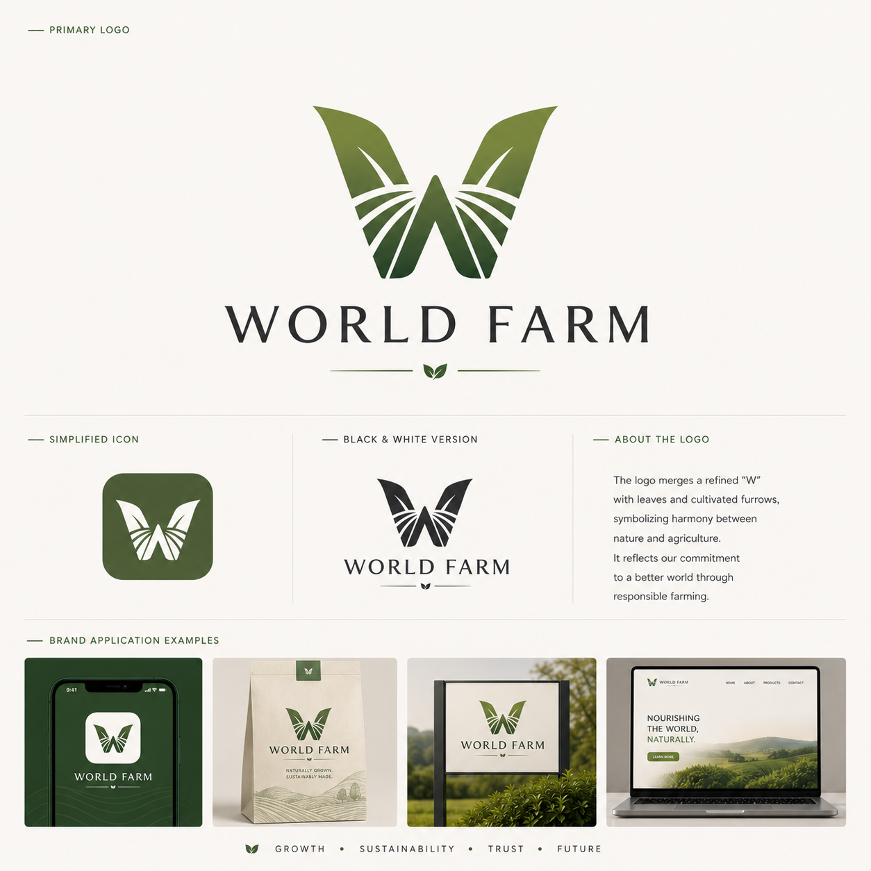 WORLD FARMの正式ロゴ